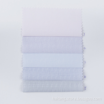 STOCK Check Bamboo fabric Anti-wrinkle Polyester Fabric